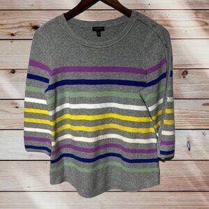 Talbots Striped Sweater Size Medium